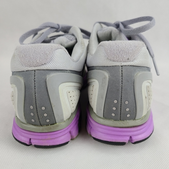 Nike Lunarglide 2 Flywire Women's (6) Gray and Purple Running Shoes 407647-051 - Picture 5 of 11